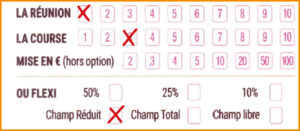 Comment remplir votre ticket de Couplé gagnant en point de PMU