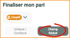 Comment remplir votre ticket de Couplé gagnant sur internet